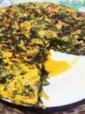 Tortilla de grelos de Santiago