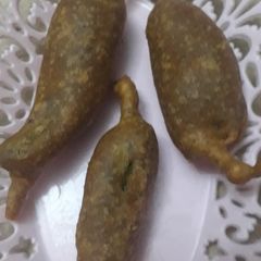 A picture of Greenchillipakora #cookpadramadan #cookpad2week.
