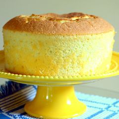 A picture of A Simple Lemon Chiffon Cake.