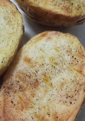 Una foto de Patatas asadas en freidora de aire