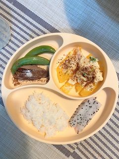 รูปของ ไข่ตุ๋นพริกหวานแซลมอนชีส ตับนึ่ง