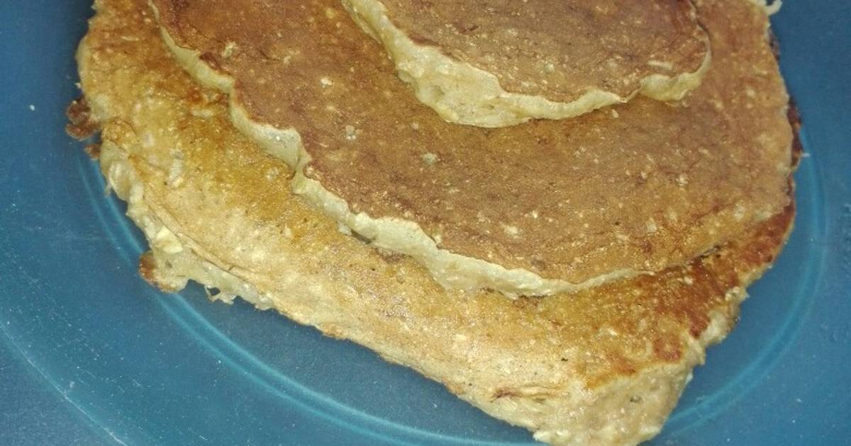 Pancakes de banana y avena súper esponjosos y light! Receta de Gaby