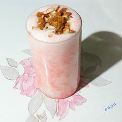 A picture of Roohafza Lassi.