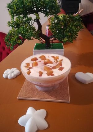 Φωτογραφία της συνταγής Cheesecake με παγωτό βανίλια