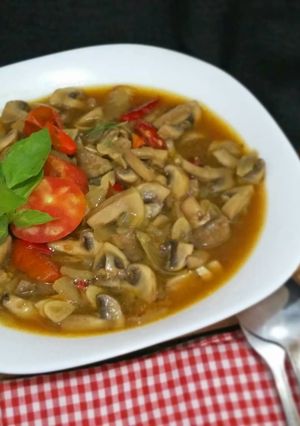 Foto resep Tumis Jamur Kancing Saus Tiram