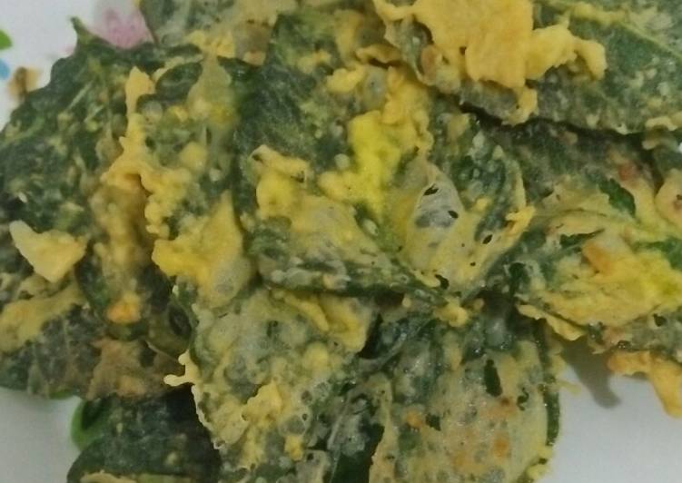 Peyek bayem gurih renyah