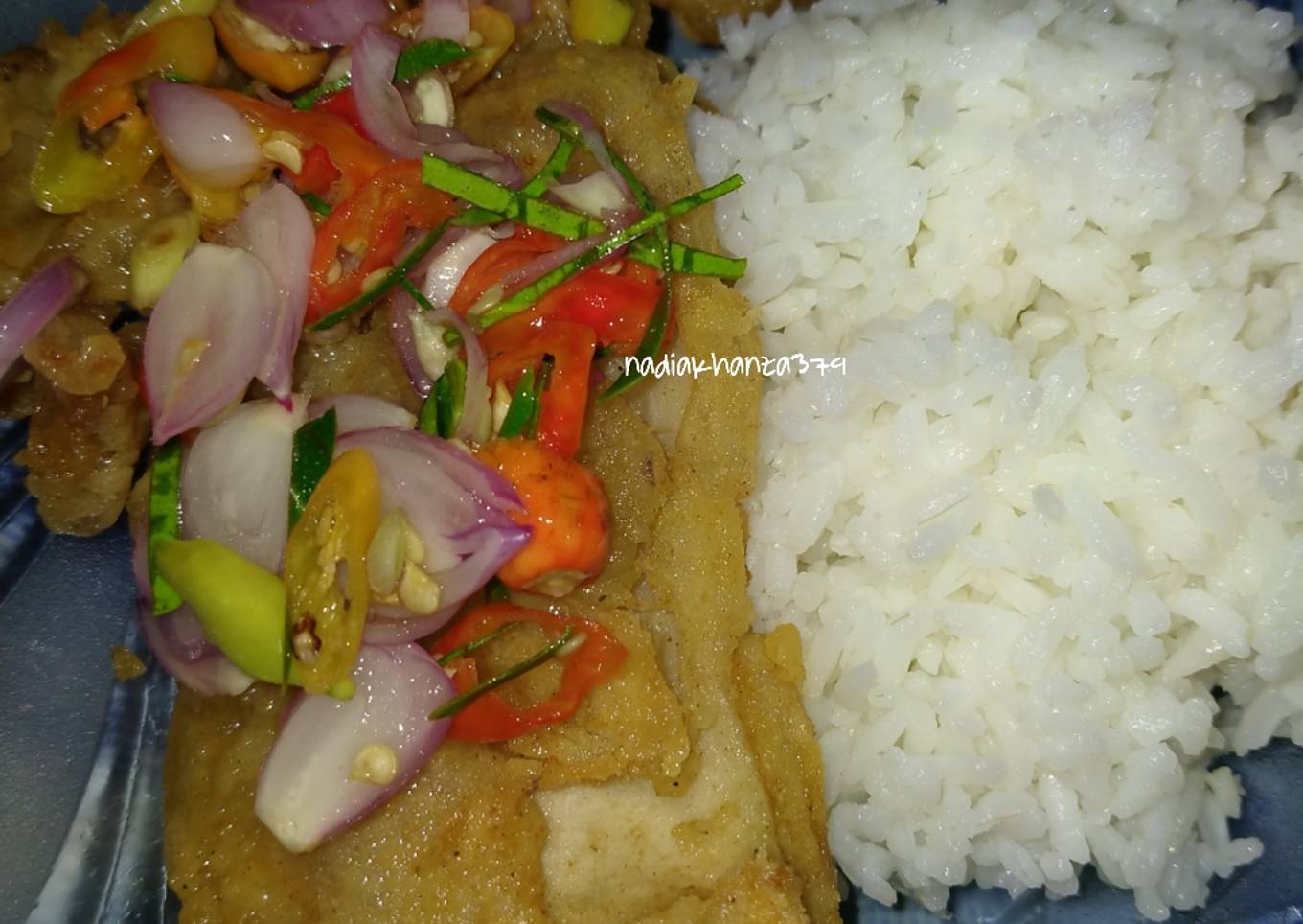 Suung Geprek Matah Sambel