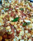 Papas con chorizo!