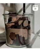 Fudge de chocolate con proteína