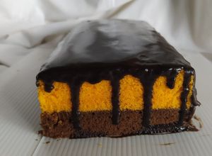Foto resep Bolu jeruk coklat
