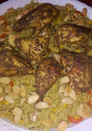 صورة لوصفة برياني الدجاج