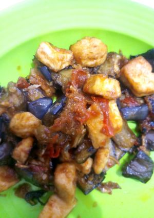 Foto resep Balado terong, tahu, teri
