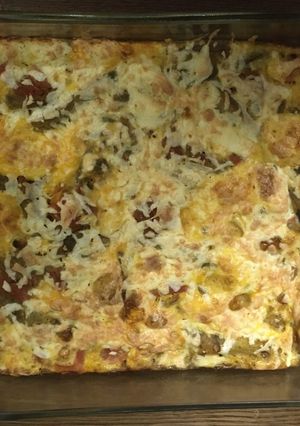 Una foto de Berenjena al horno