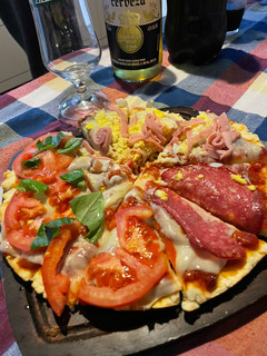 Una foto de Pizza sin gluten