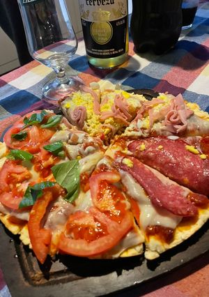 Una foto de Pizza sin gluten