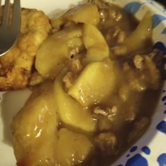A picture of Honey Butter Fried Apples.