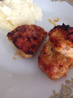 A picture of Honey Dijon Garlic Chicken Breast.