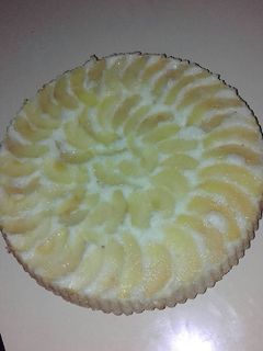 Una foto de Torta de manzana invertida