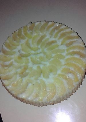 Una foto de Torta de manzana invertida