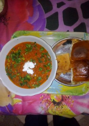 A picture of Pav bhaji.