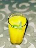 Mango and pineapple lemonade