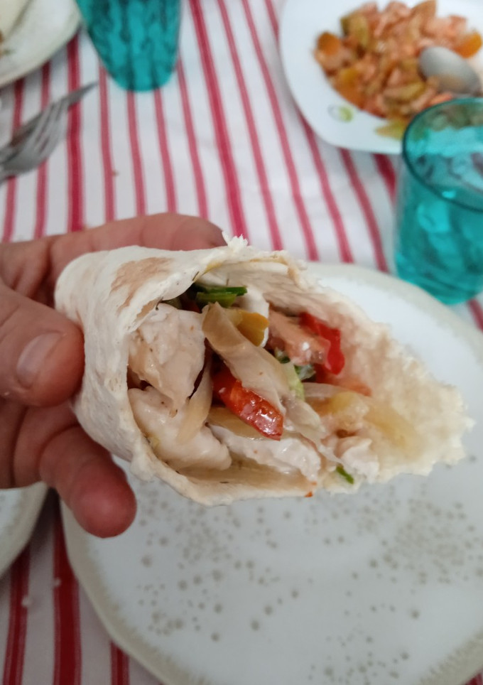 Una foto de Fajitas de pollo