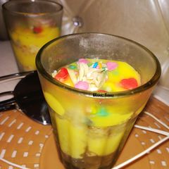 A picture of Fruit custard.