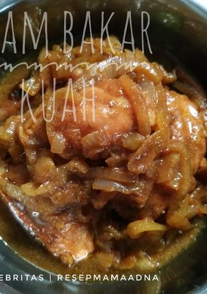 Foto resep Ayam Bakar Kuah