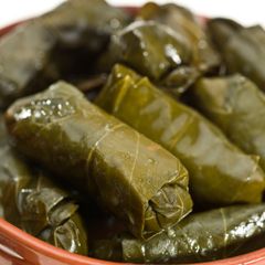 A picture of Stuffed Grape Leaves.
