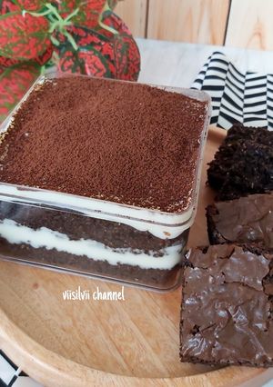 Foto resep Brownies Gandum Dessert Box