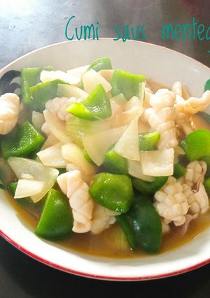 Foto resep 33.1. Cumi saus mentega
