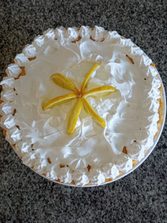 Una foto de Lemon pie con leche condensada