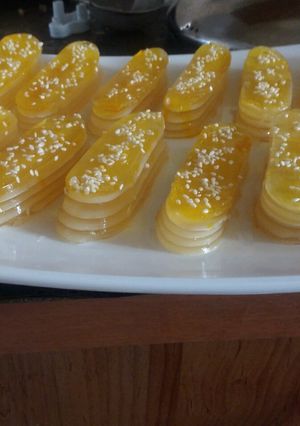 عکسی از دستور ژله شیرینی زبان