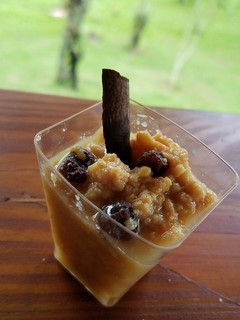 Una foto de Dulce de Leche cortada (Cortadito)