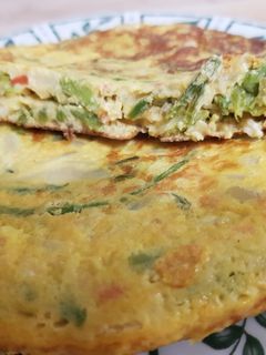 Una foto de Tortilla de espárragos trigueros