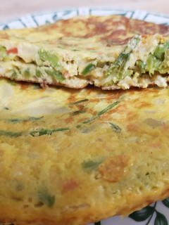 Una foto de Tortilla de espárragos trigueros