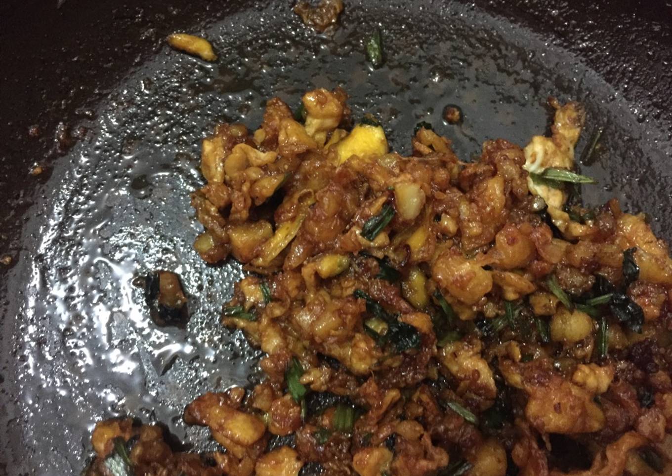 Telur orak arik keju mayo