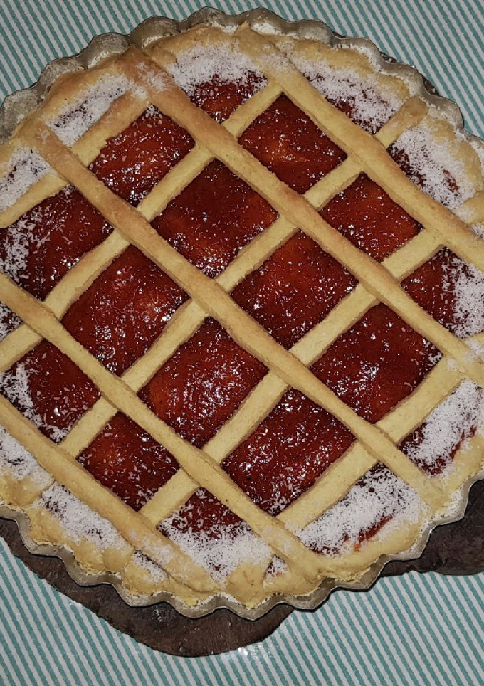 Una foto de Pasta Frola sin manteca