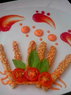 Foto resep Tempe goreng tepung saus keju