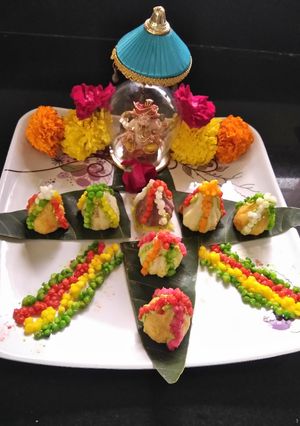 A picture of Sabudana Modak.