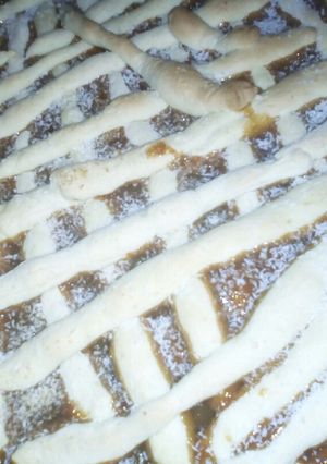 Una foto de Pastafrola de dulce de leche
