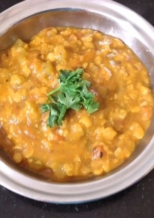 दुदी चना दाल सब्जी (Dudhi chana dal sabji recipe in Hindi) रेसिपी मुख्य फोटो