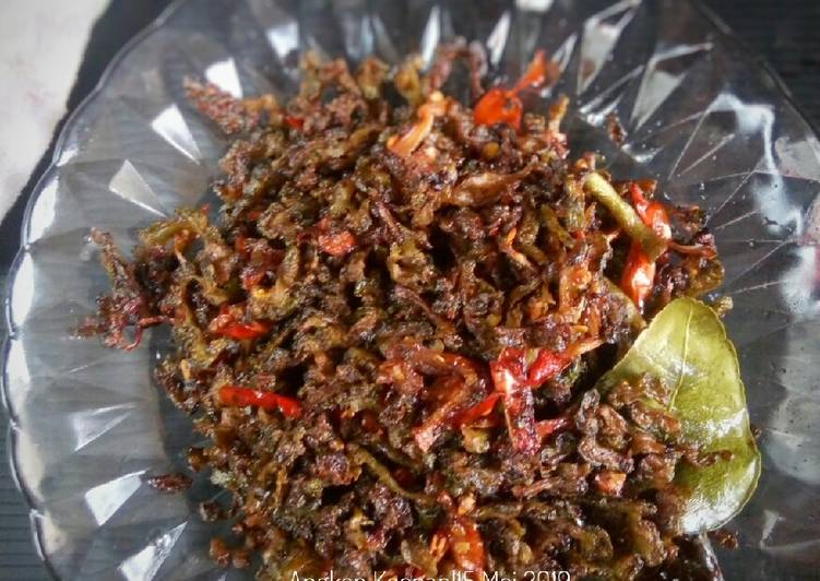Cara Musim Panas AppetizingPare Kering Nenek Bumbu Iris