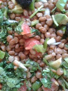 Una foto de Ensalada de lentejas