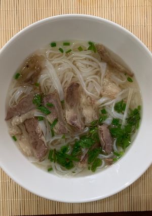 Hình của món Phở bò.