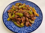 A picture of chinese beef steak