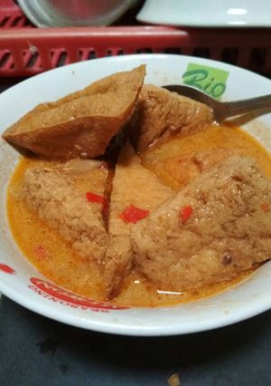 Foto resep Sayur Tahu Santan Simple teman Nasi Uduk