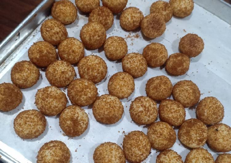 Langkah Mudah untuk Membuat Palm sugar ball cookies (low fat)?, Enak Banget