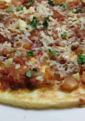 Foto principal de Pizza con masa de queso dietética