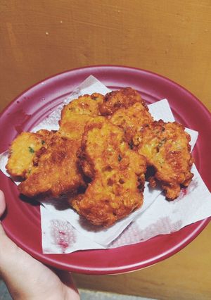 Foto resep Perkedel jagung pedas manis